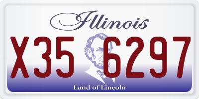 IL license plate X356297