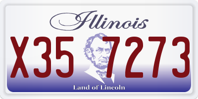 IL license plate X357273