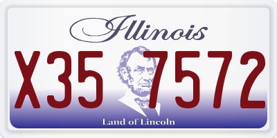IL license plate X357572