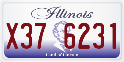 IL license plate X376231