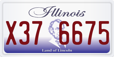 IL license plate X376675