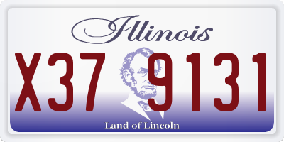 IL license plate X379131