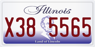 IL license plate X385565