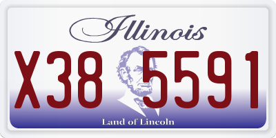 IL license plate X385591
