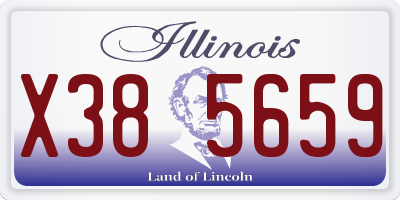IL license plate X385659
