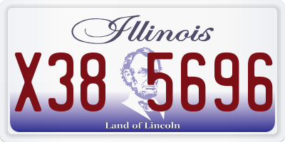 IL license plate X385696