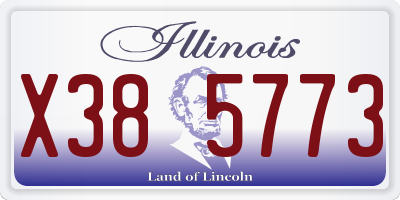 IL license plate X385773