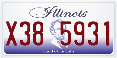IL license plate X385931