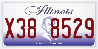 IL license plate X388529