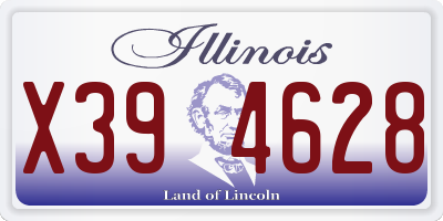 IL license plate X394628