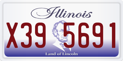 IL license plate X395691