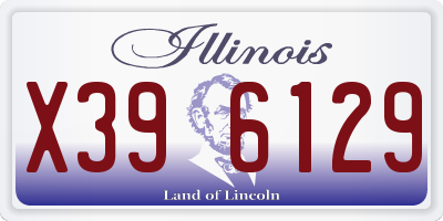 IL license plate X396129