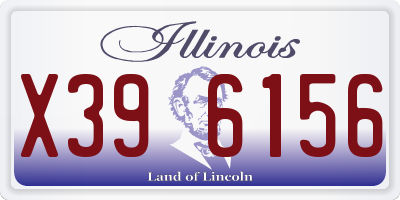 IL license plate X396156