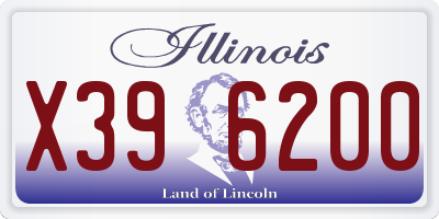 IL license plate X396200