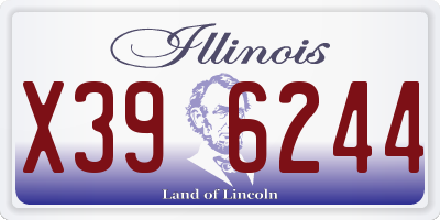 IL license plate X396244