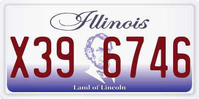 IL license plate X396746