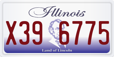 IL license plate X396775