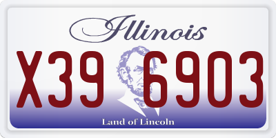 IL license plate X396903