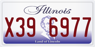 IL license plate X396977