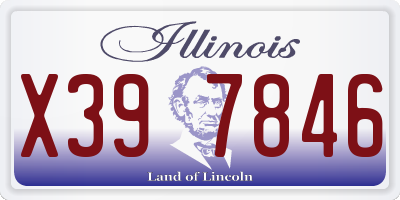 IL license plate X397846
