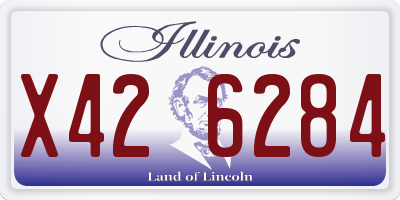 IL license plate X426284