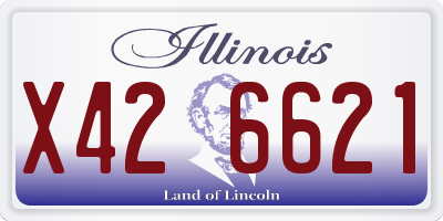 IL license plate X426621