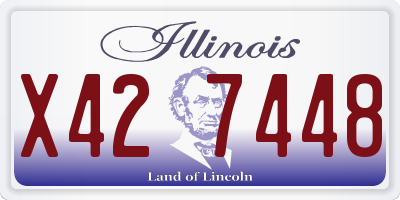 IL license plate X427448