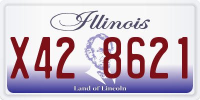 IL license plate X428621