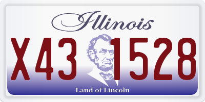 IL license plate X431528