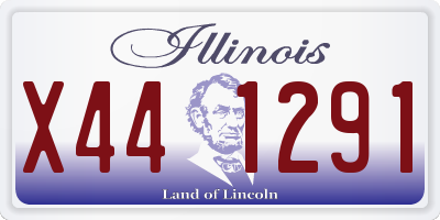 IL license plate X441291