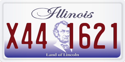 IL license plate X441621