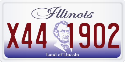 IL license plate X441902