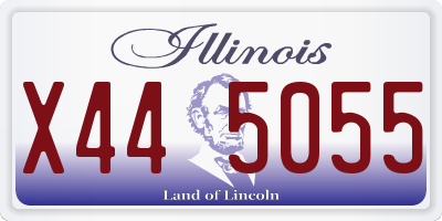 IL license plate X445055
