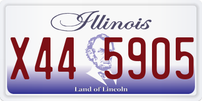 IL license plate X445905