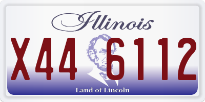 IL license plate X446112
