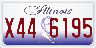 IL license plate X446195