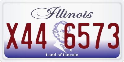 IL license plate X446573