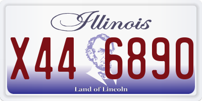IL license plate X446890
