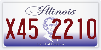 IL license plate X452210