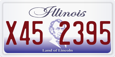 IL license plate X452395