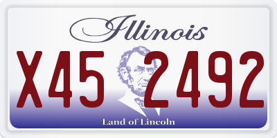 IL license plate X452492