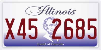 IL license plate X452685