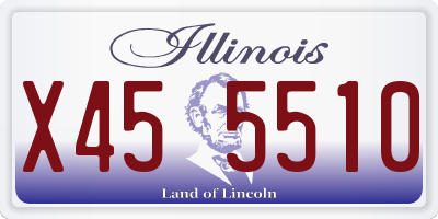 IL license plate X455510