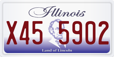 IL license plate X455902