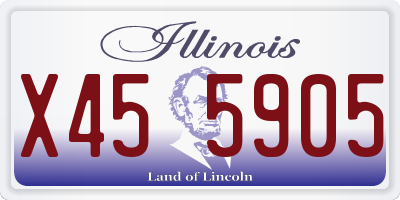 IL license plate X455905