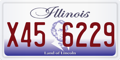 IL license plate X456229