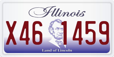 IL license plate X461459