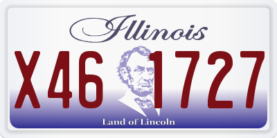 IL license plate X461727