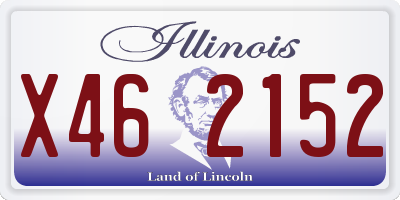 IL license plate X462152