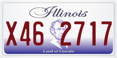 IL license plate X462717